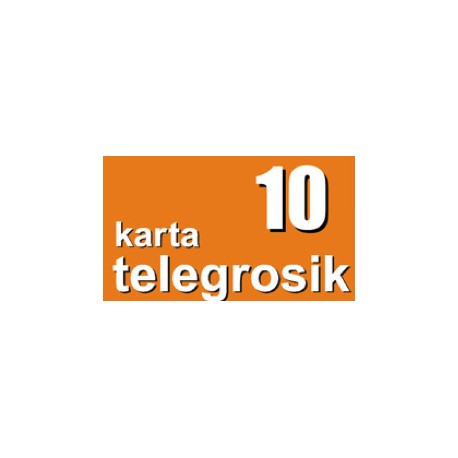 Karta telefoniczna telegrosik 10 zł
