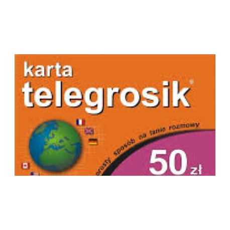 Karta telefoniczna telegrosik 50 zł
