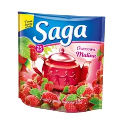 Herbata ekspresowa Saga jabłko 25 szt. 50g.