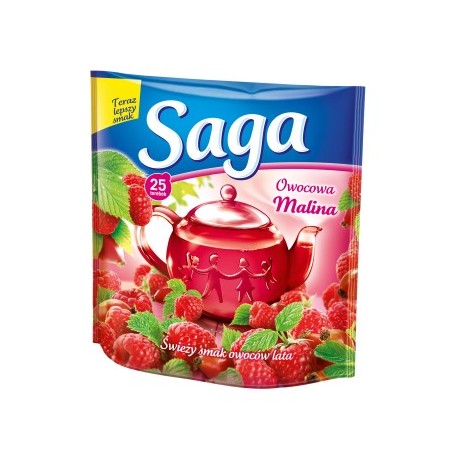 Herbata ekspresowa Saga jabłko 25 szt. 50g.