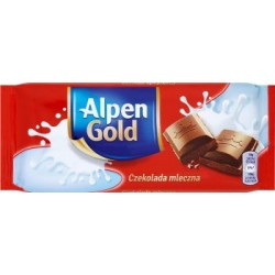 Czekolada Alpen Gold mleczna 90 g.