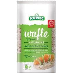 Wafle ryżowe Kupiec naturalne 120 g.