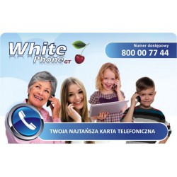 Karta telefoniczna White Phone