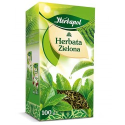 Herbata Zielona liściasta Herbapol 80g