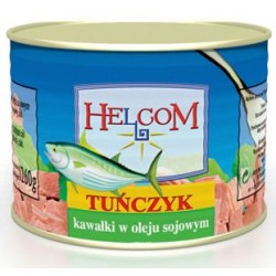 Tuńczyk kawałki w oleju Helcom 170g.