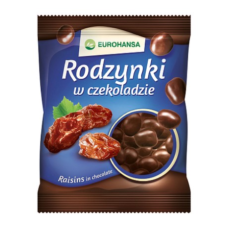 Eurohansa Rodzynki w czekoladzie 74g
