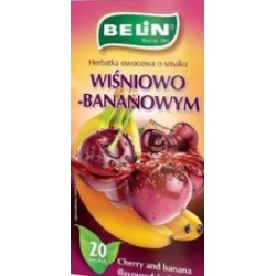 Belin herbata owocowa wiśnia banan 54g