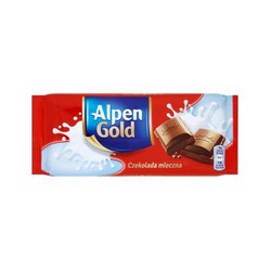 Czekolada Alpen gold mleczna 95g