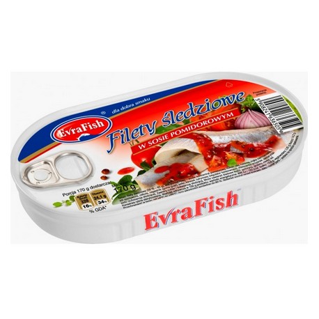 Evra Fish filety śledziowe 192g