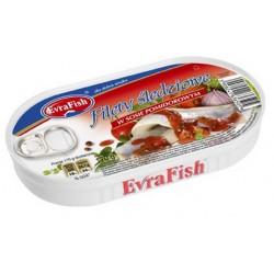 Evra Fish śledź w sosie pomidorowym 192g