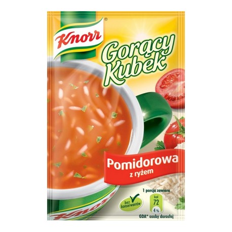 Gorący kubek pomidorowa Knorr 26g