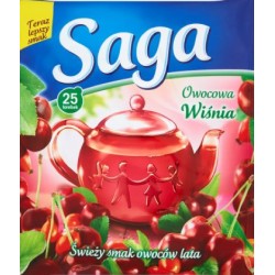Herbata Saga wiśniowa 25szt 56g